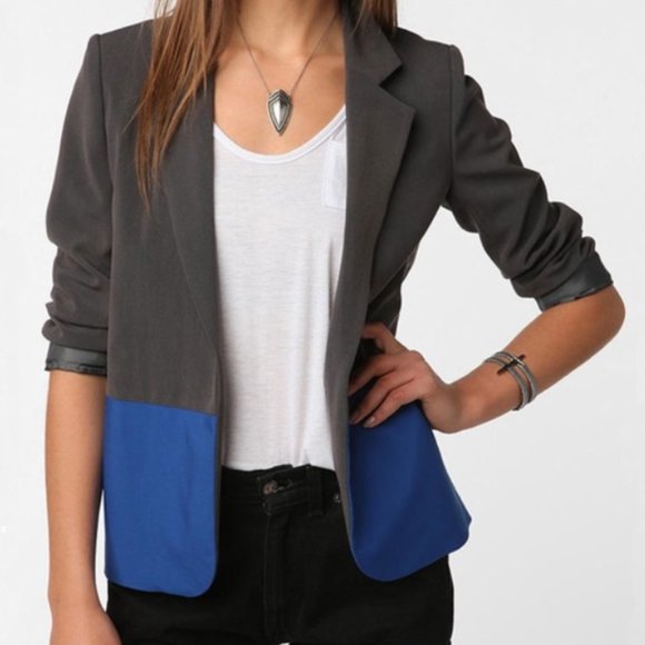 Anthropologie Silence and Noise Color Block Blazer - Picture 1 of 5